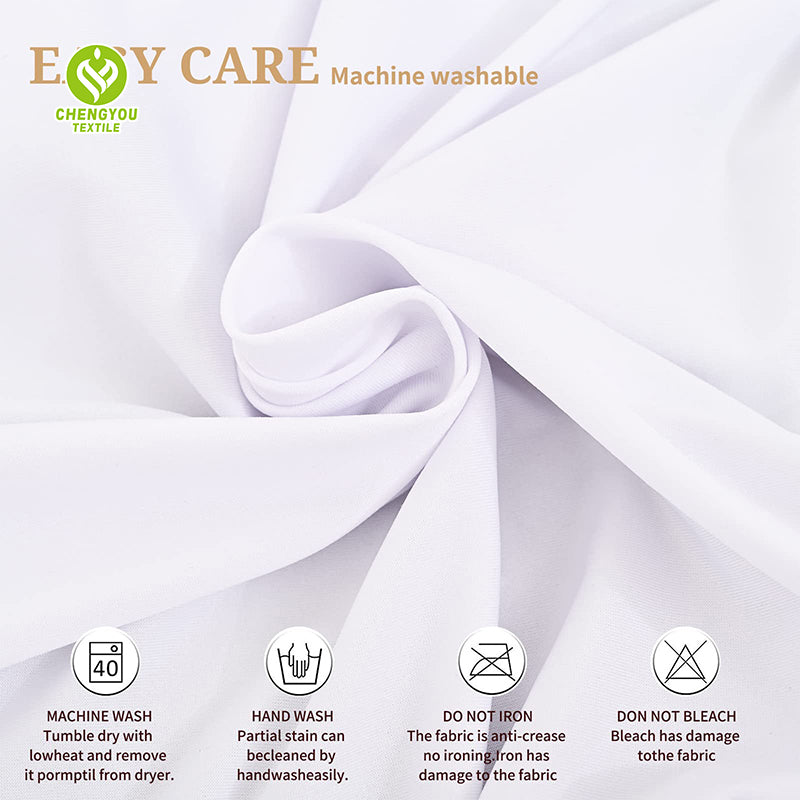 CY-TAB-021 Ruffle Cocktail Spandex Pleated Table Cover