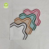 CY-NAP-007 Combination Scalloped Embroidery Napkin