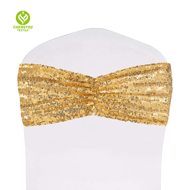 CY-SASH-009 Easy-to-Use Spandex Chair Sashes