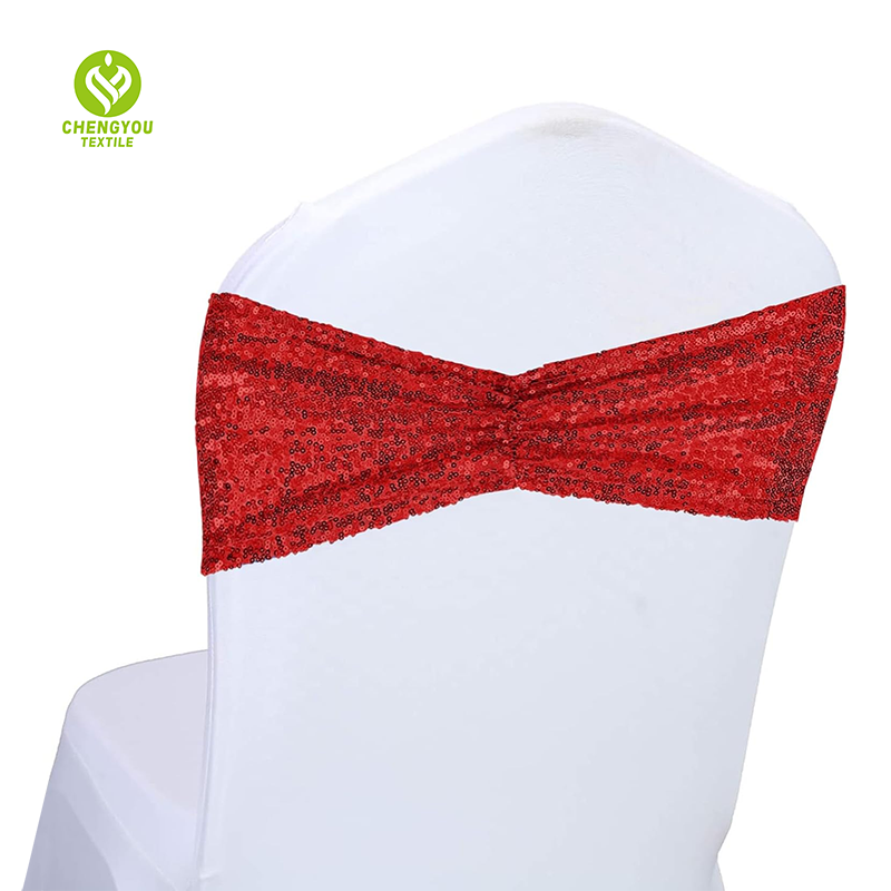 CY-SASH-009 Easy-to-Use Spandex Chair Sashes