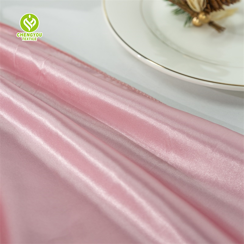 Rectangular Fancy Table Skirt Tulle Tutu Chiffon Table Skirt for Wedding Party Decoration
