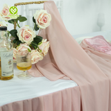 Rectangular Fancy Table Skirt Tulle Tutu Chiffon Table Skirt for Wedding Party Decoration