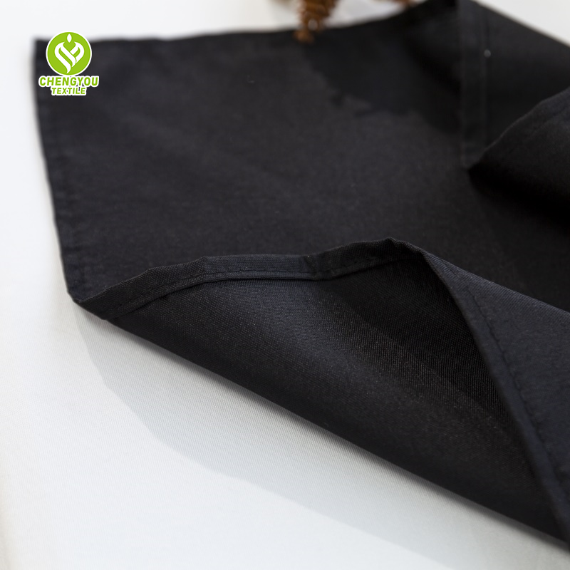Custom 100% Polyester Reusable Wedding Restaurant Table Cloth Napkin
