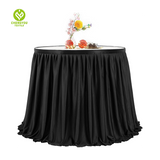 CY-TS-001 Polyester Pleated Table Skirt