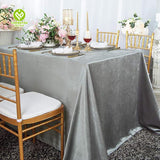 CY-TAB-005 Italian Velvet Tablecloths for Restaurant Kitchen Dining Wedding Party Banquet Events – Blush Pink