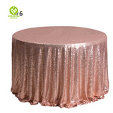 CY-TAB-006 Gold Glitter Sequin Tablecloth Wedding Engagement Reception Party Decoration