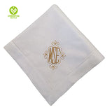 CY-NAP-016 Hardanger Design Hemstitch Napkin with Embroidery