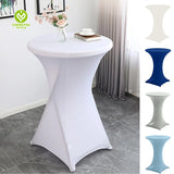 CY-TAB-017 Cocktail Spandex Fitted Stretchable Elastic Square Corners Tablecloth