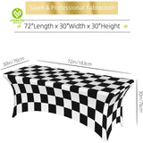 CY-TAB-023 Spandex Printing Tablecloth Wedding Event Patio Table Decorations Elastic Fabric Stretch Table Covers