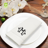 CY-NAP-016 Hardanger Design Hemstitch Napkin with Embroidery