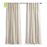 CY-CUR-011 Chenille Curtains in Trendy Patterns: Update Your Decor