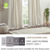 CY-CUR-011 Chenille Curtains in Trendy Patterns: Update Your Decor