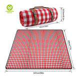 CY-BP-001 Large Picnic Outdoor Blanket Waterproof Foldable Blankets Picnic Mat for Beach Camping Grass Lawn Park Accessories