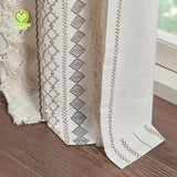 CY-CUR-011 Chenille Curtains in Trendy Patterns: Update Your Decor