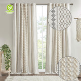 CY-CUR-011 Chenille Curtains in Trendy Patterns: Update Your Decor