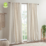 CY-CUR-011 Chenille Curtains in Trendy Patterns: Update Your Decor