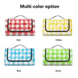 CY-BP-006 Plaid Large Outdoor Waterproof Foldable Blankets Picnic Mat