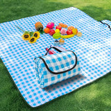 CY-BP-006 Plaid Large Outdoor Waterproof Foldable Blankets Picnic Mat