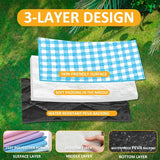 CY-BP-006 Plaid Large Outdoor Waterproof Foldable Blankets Picnic Mat