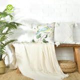 CY-CC-004 Pillow Covers with Tufted Bohemian Tassels