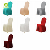 CY-CHAIR-005 Wedding Spandex Pleated Chair Cover