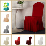 CY-CHAIR-005 Wedding Spandex Pleated Chair Cover