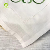 CY-NAP-011 Hemstitch Napkin with Embroidery