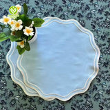 CY-PL-012 Dining Delight: Elegant Round Placemat