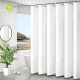 CY-SC-003 High Quality 100% Polyester Waterproof Solid Color Shower Curtain