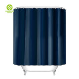 CY-SC-004 Multicolor 100% Polyester Waterproof Solid Color Shower Curtain