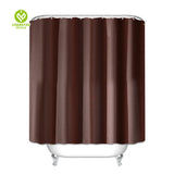 CY-SC-004 Multicolor 100% Polyester Waterproof Solid Color Shower Curtain