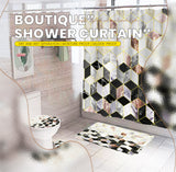 CY-SC-009 Waterproof Modern Style Printing Shower Curtain