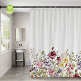 CY-SC-010 Waterproof Plant Vegetable Style Printing Shower Curtain