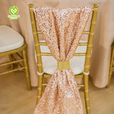 CY-SASH-012 Glitz Mesh Sequin Chair Sash