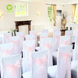 CY-SASH-013 Organza Flower Chair Sash