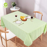 CY-TAB-028 Outdoor Family Dinner Gingham Checker Tablecloth