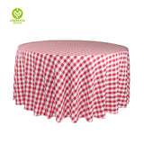 CY-TAB-028 Outdoor Family Dinner Gingham Checker Tablecloth