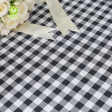 Wholesale Round Red Black Checkered Tablecloths Party Decorative Hotel Restaurant Round Table Cloths