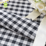 Wholesale Round Red Black Checkered Tablecloths Party Decorative Hotel Restaurant Round Table Cloths