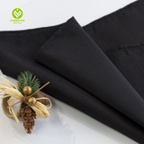 Custom Black 100% Polyester Dinner Napkin Cloth Table Napkin for Restaurant