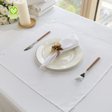 Solid Color Dining Restaurant Table Napkin 100%Spun Polyester Napkins 20x20" Hemstitch High Durable Napkin