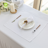 Modern Solid Color Soft 100% Polyester Dining Cloth Napkins for Wedding Party Bar