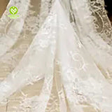 CY-TAB-024 White Round Tablecloth with Floral Lace Table Linens Wedding Party Events Decorations Dining